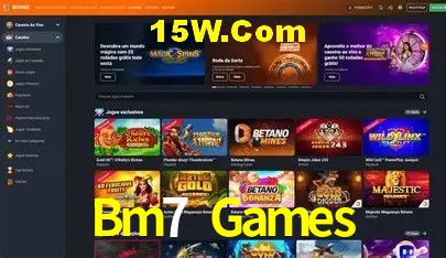 Biblioteca de slots populares na Bm7 Games